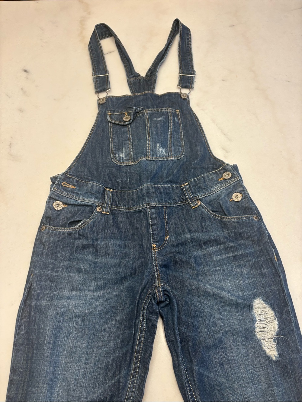 Levi's Kids Blue Denim Overalls
